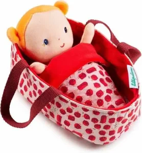 Agathe Lilliputiens pop met reiswieg