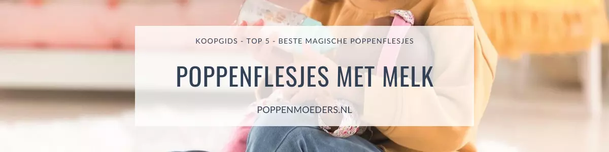 Poppenflesje met melk