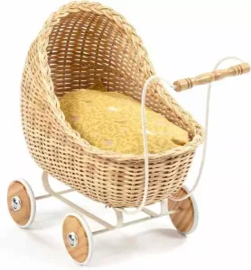 Smallstuff rotan poppenwagen