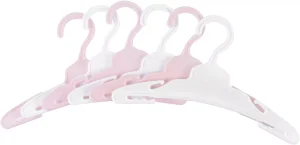Wit/roze poppenkledinghangers